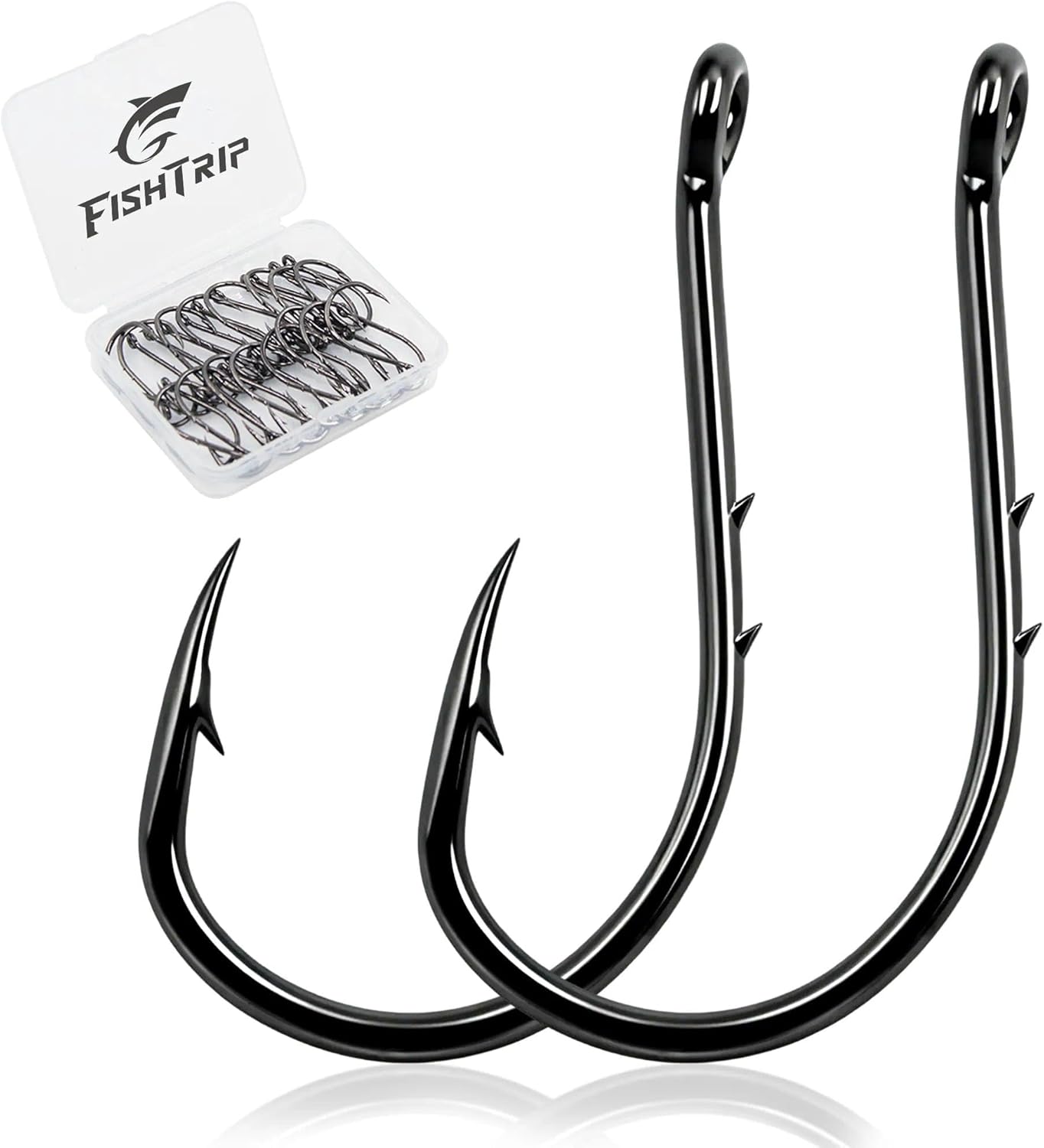 50/100pcs Octopus Baitholder Fishing Hooks Sharp Double Barbed High Carbon Steel Offset Circle Hooks Live Bait Fish Hook