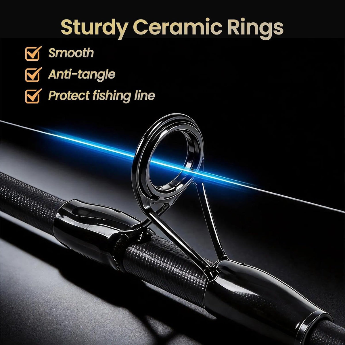 FishTrip Fishing Rod Guides Tips Repair Kit for DIY Rod Repair
