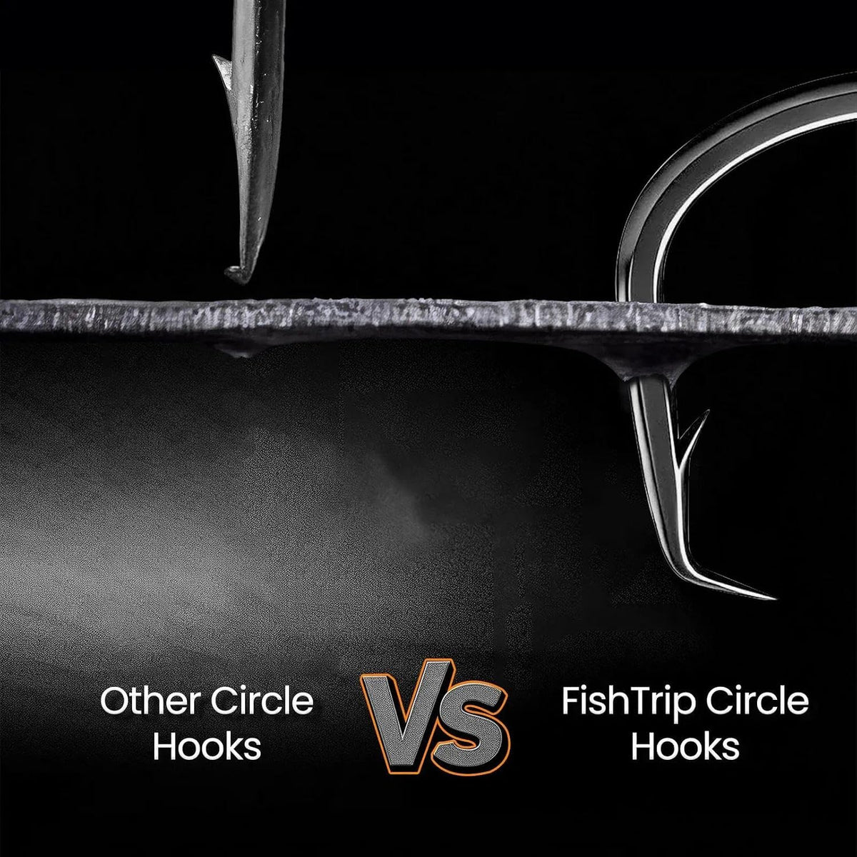 FishTrip 50/100Pcs Octopus Circle Hooks, Fish Hooks for Saltwater