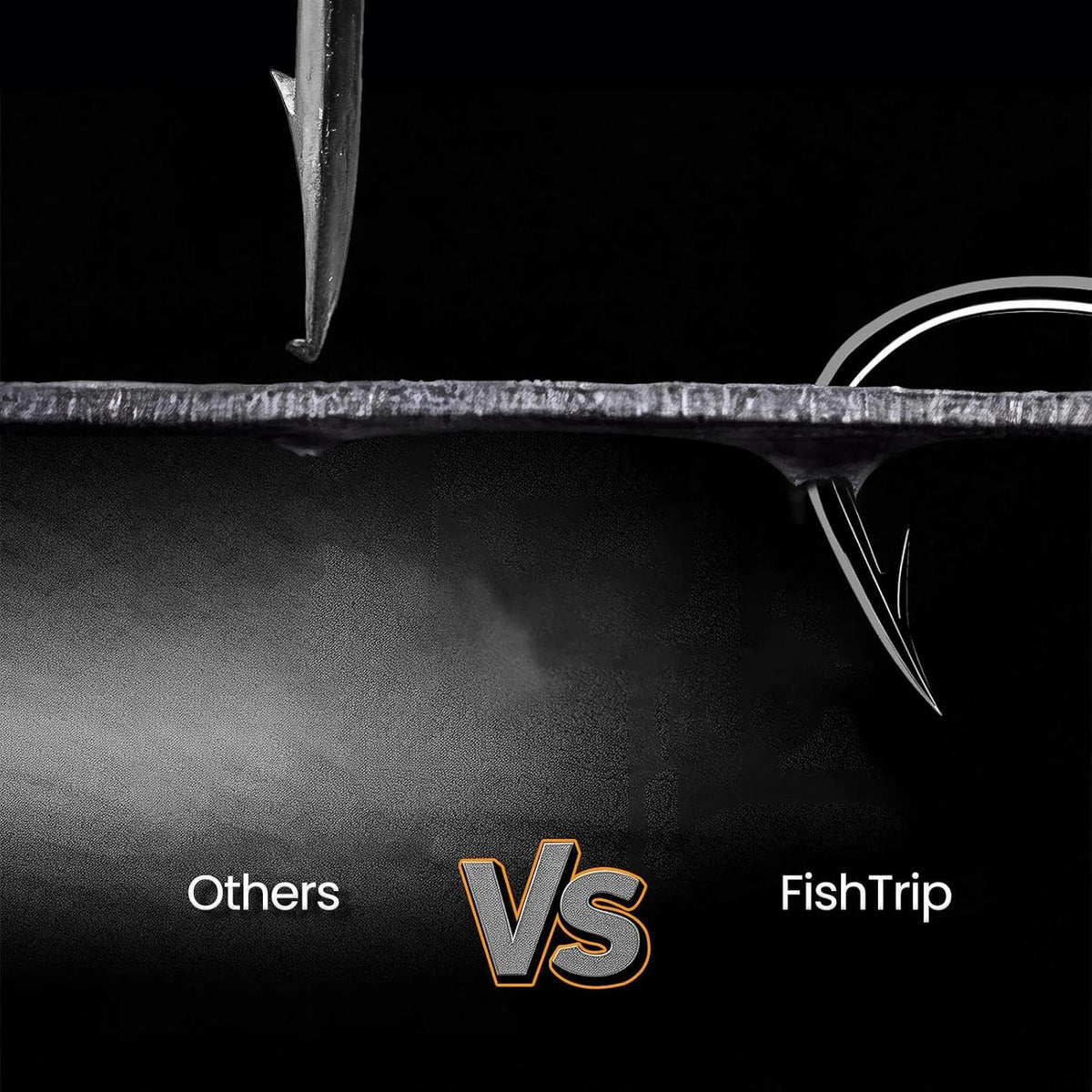 FishTrip Swimbait Hook, 25/50Pcs Twist-Lock Worm Keeper Hooks