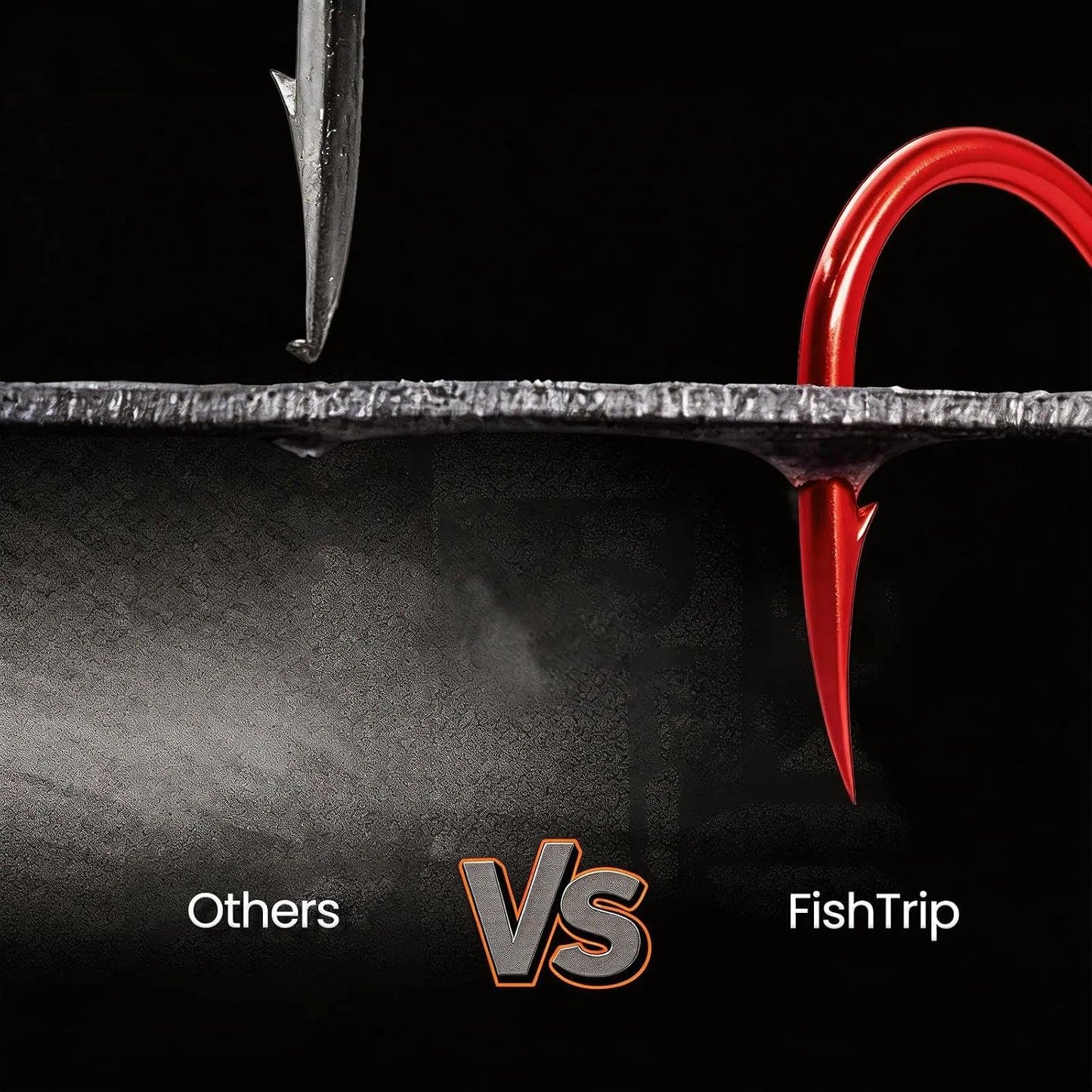 50/100 Pack Red Octopus Fishing HooksOffset Beak Circle Hooks for Fish Hooks Saltwater
